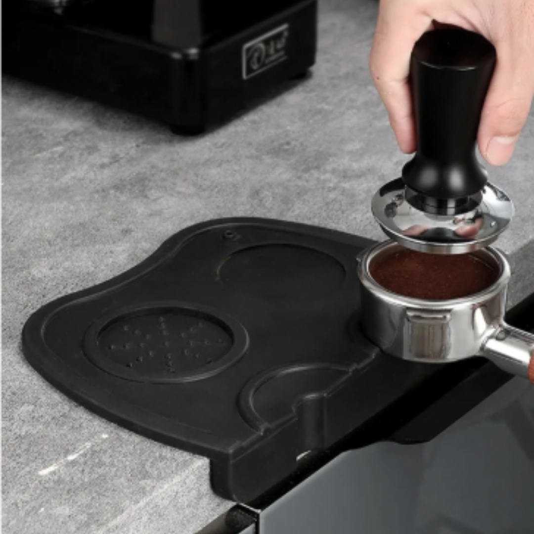 Espresso Tamper Mat & Tamping Station