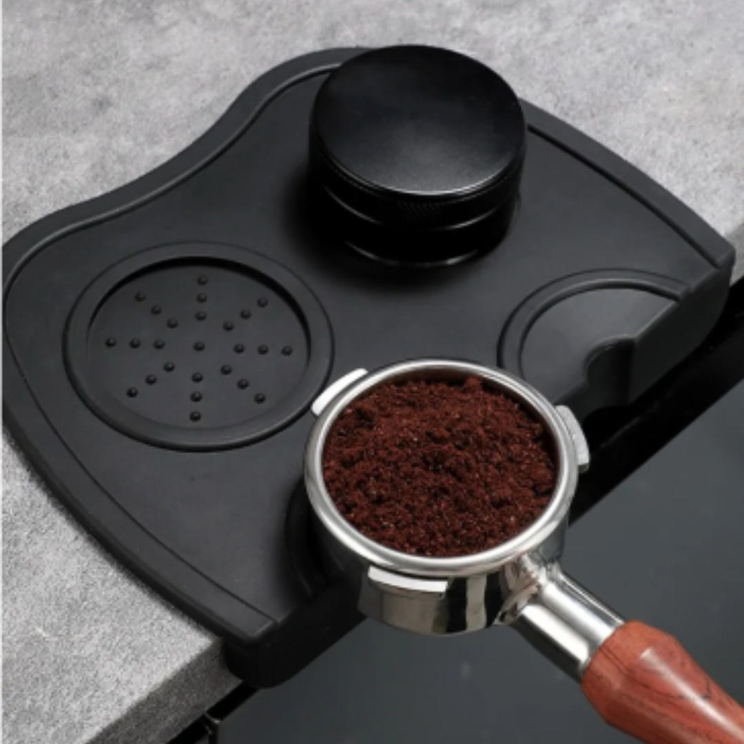 Espresso Tamper Mat & Tamping Station