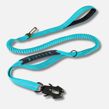 Dog Leash - Reflective Shock Absorbing with Car Seatbelt
