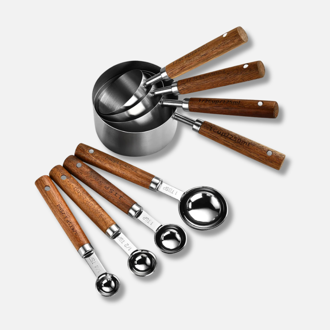 Measuring Cups & Spoons Set (8pcs)