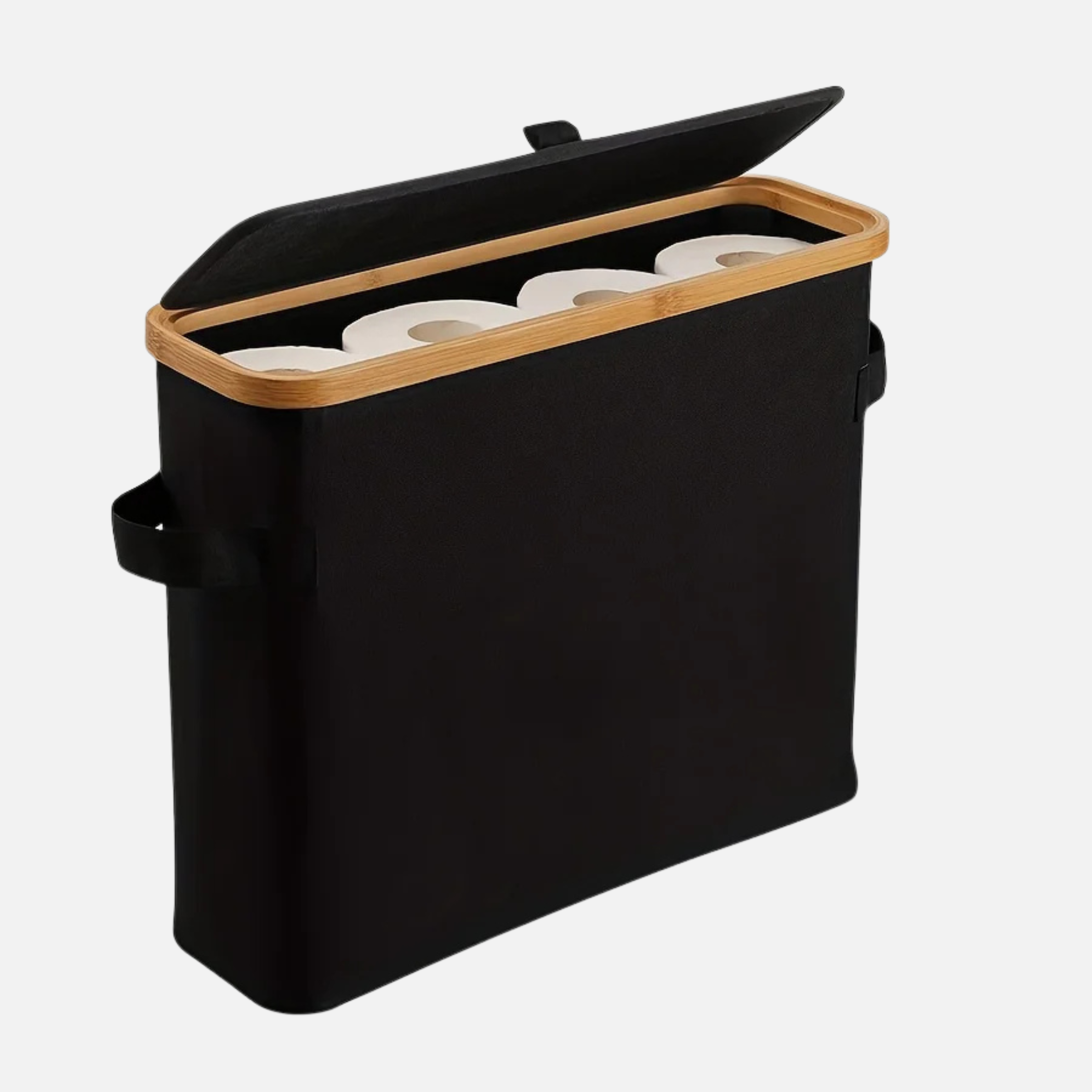 Bamboo Toilet Paper Storage Box