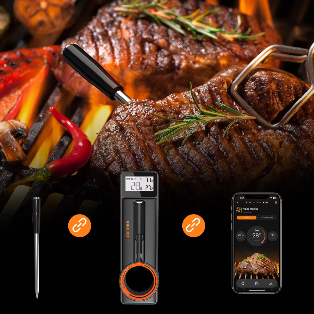 Wireless BBQ Thermometer for Cooking