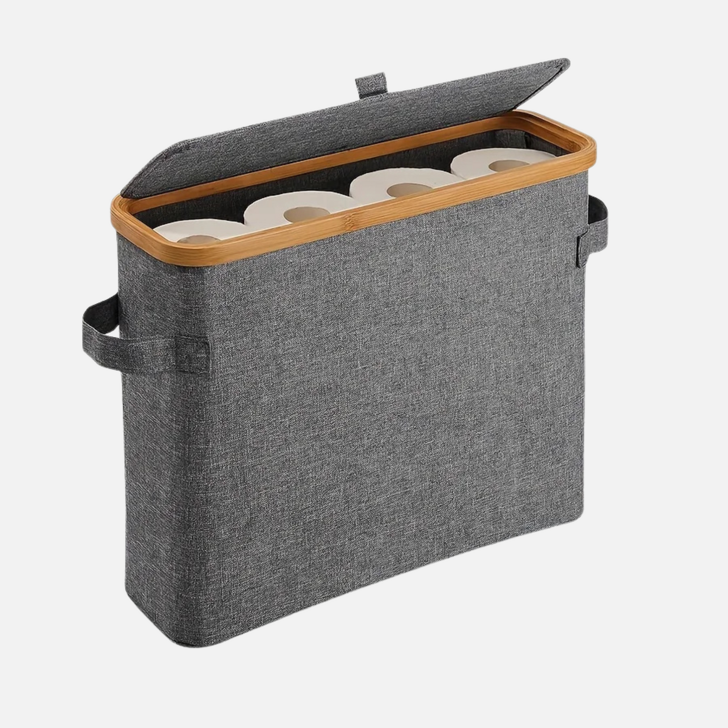 Bamboo Toilet Paper Storage Box