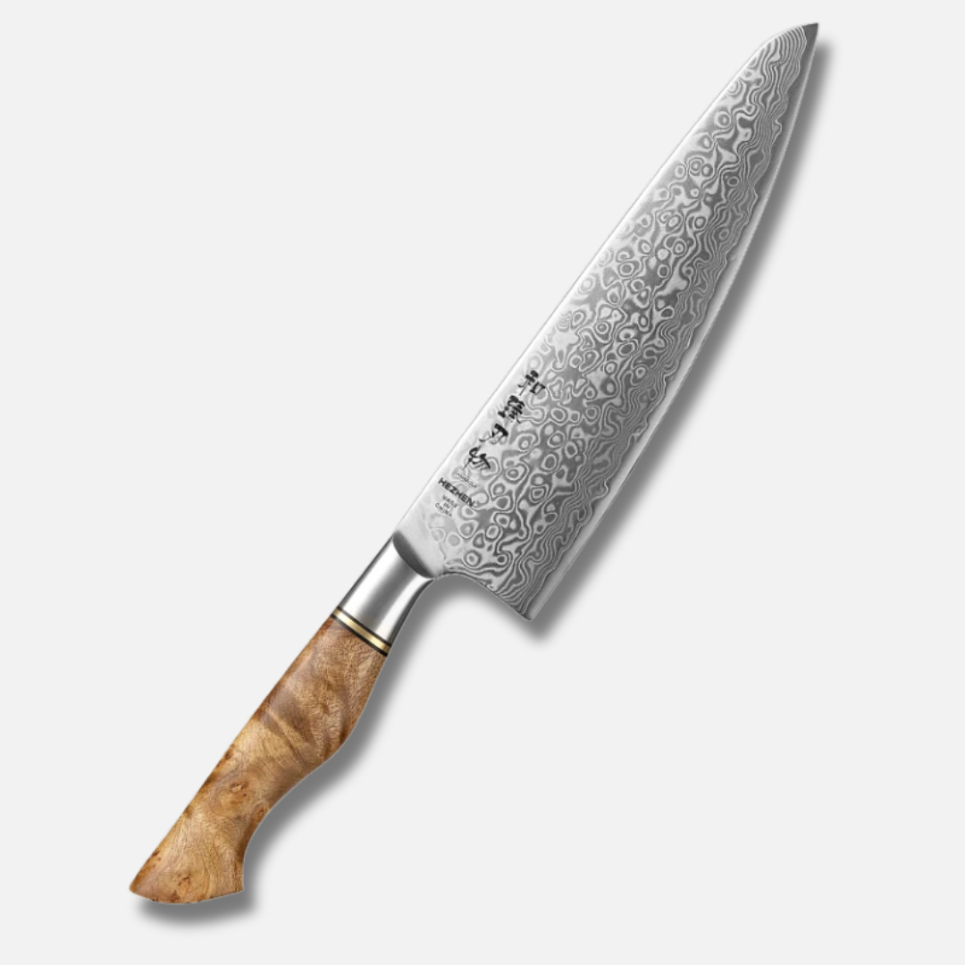 HEZHEN Master Damascus Knife Set