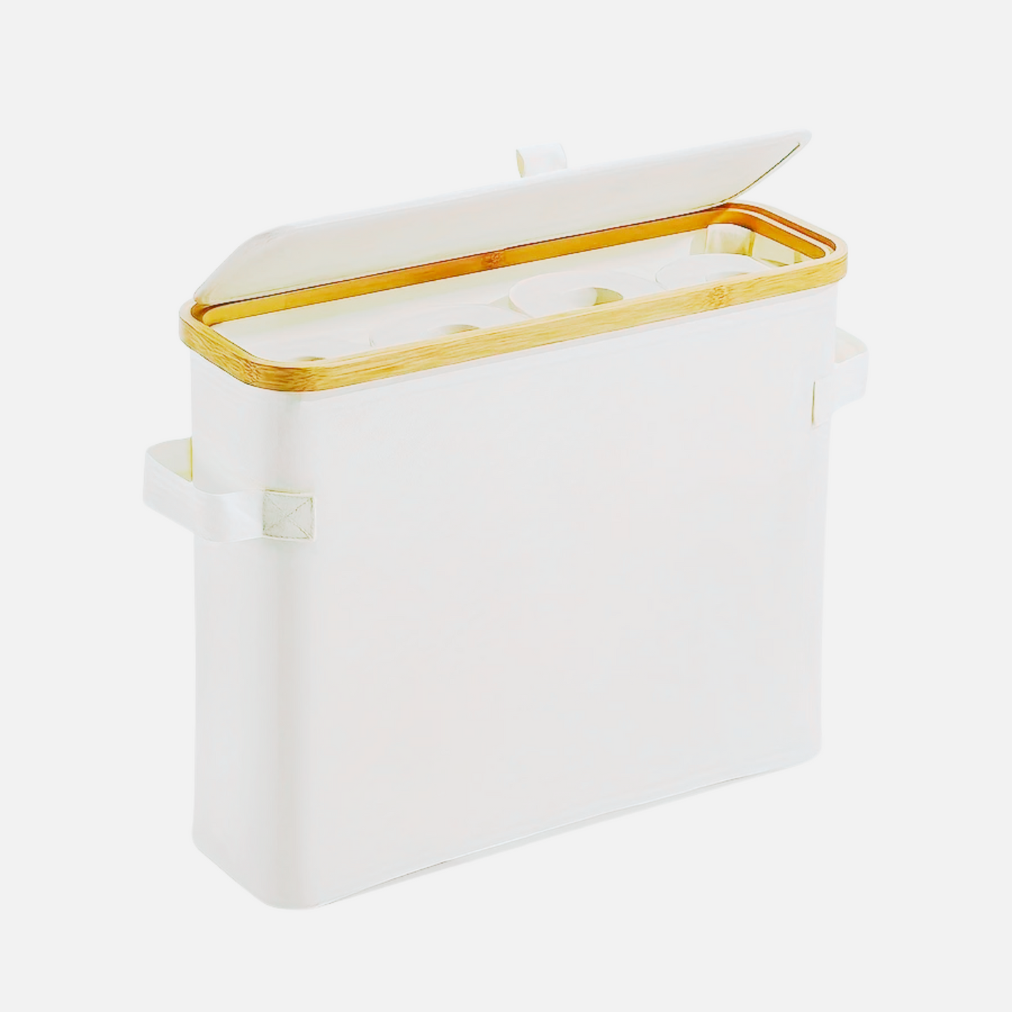 Bamboo Toilet Paper Storage Box