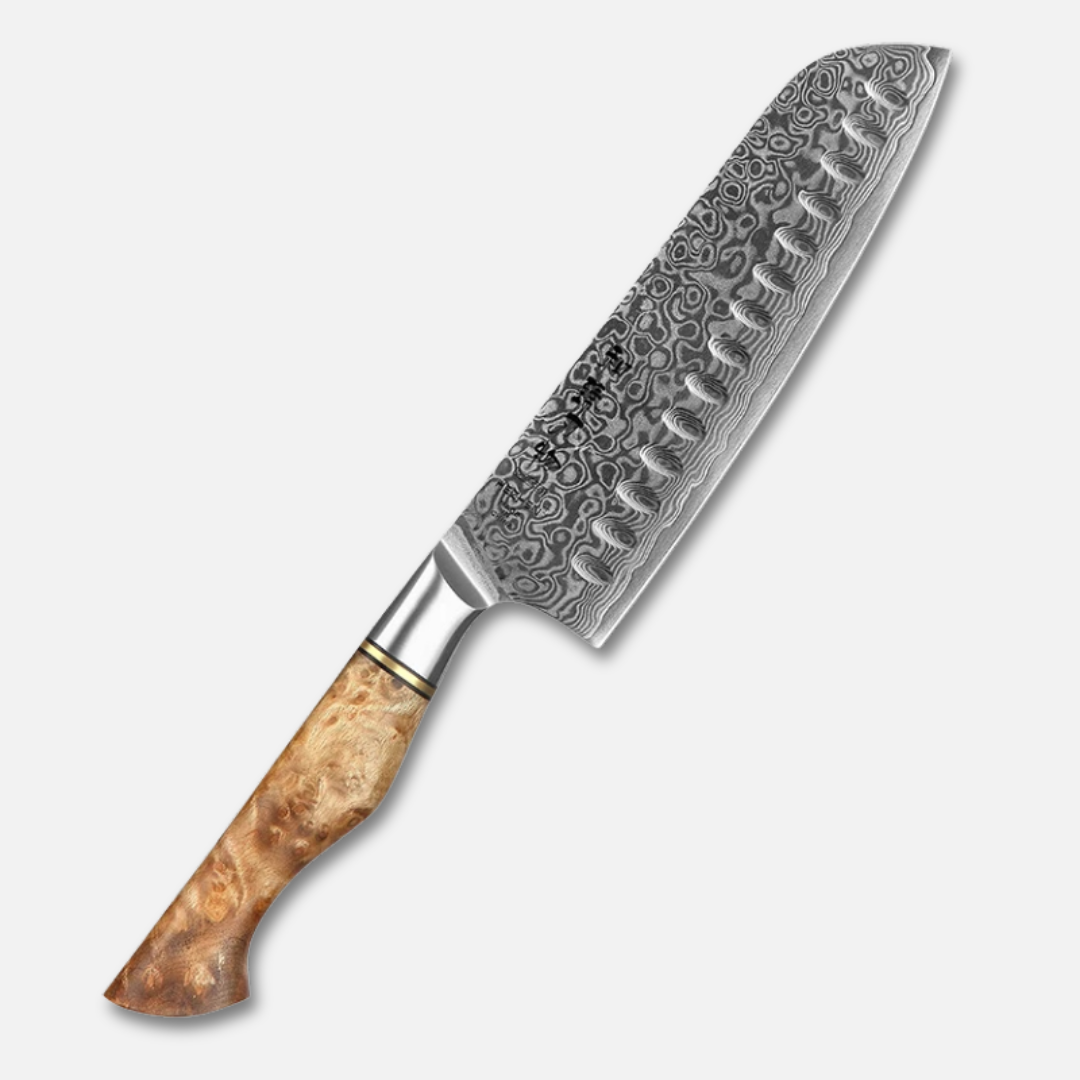 HEZHEN Master Damascus Knife Set