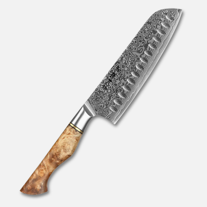 HEZHEN Master Damascus Knife Set