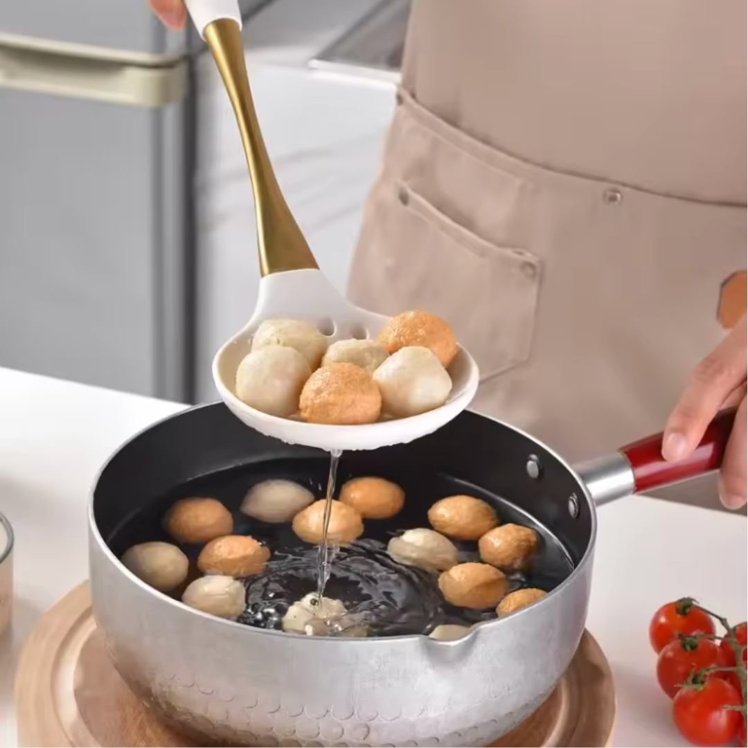 White Gold Silicone Kitchenware (8pcs)