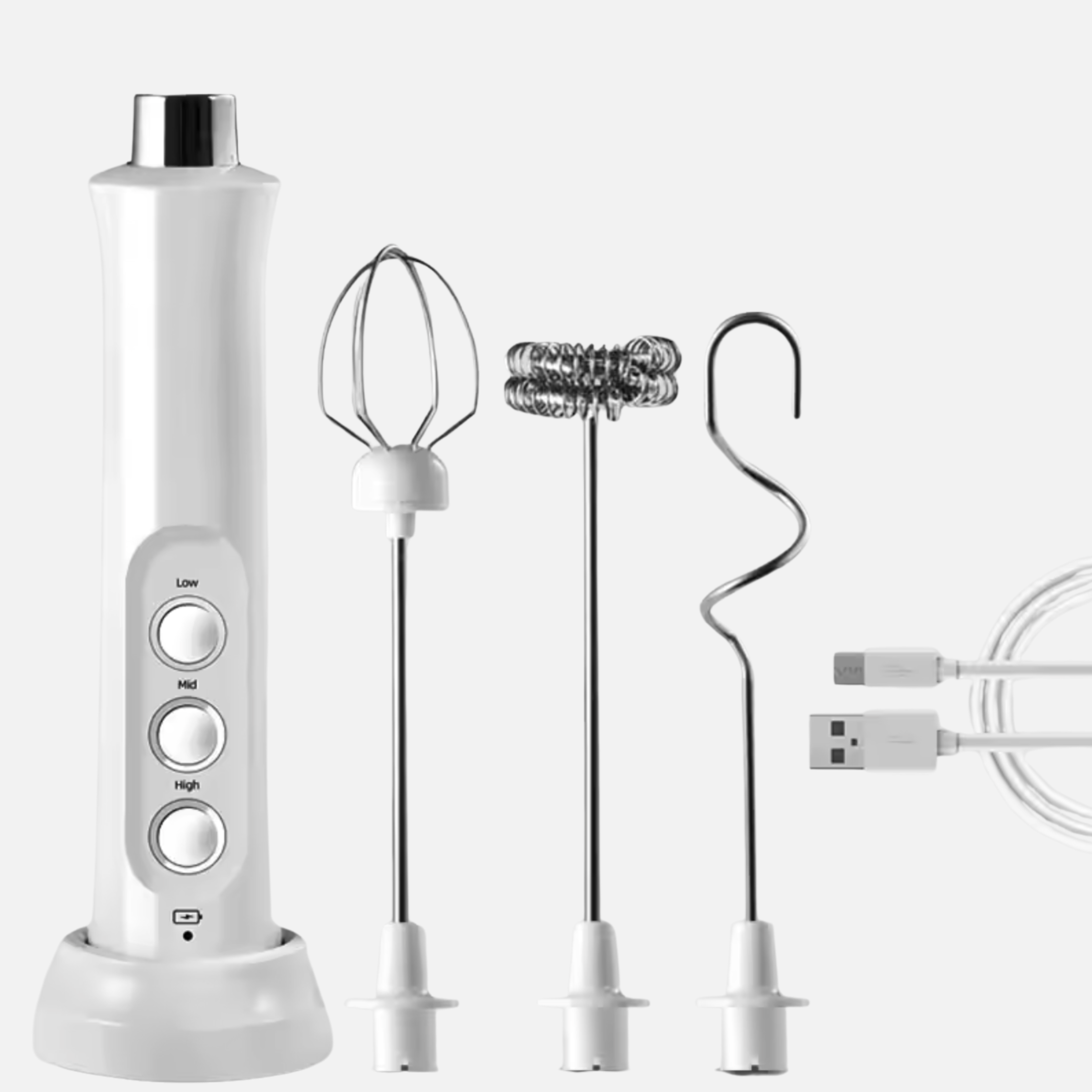 Milk Frother Electric 3-in-1