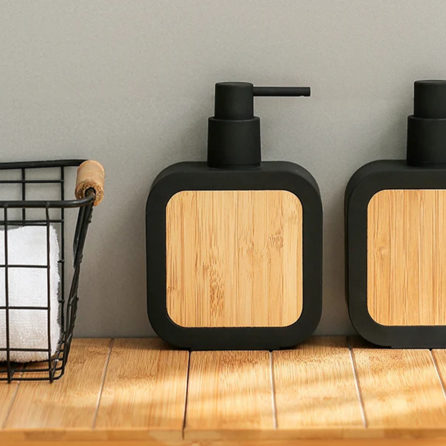 Bamboo Soap Dispenser