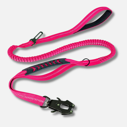 Dog Leash - Reflective Shock Absorbing with Car Seatbelt