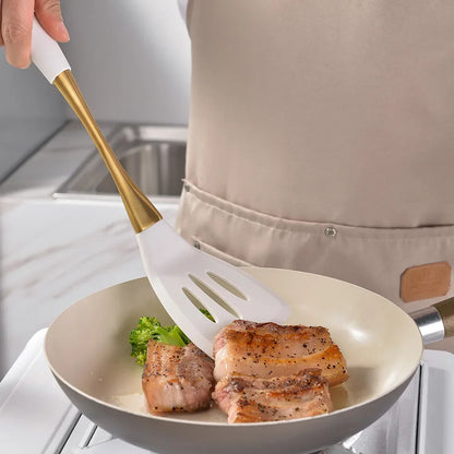 White Gold Silicone Kitchenware (8pcs)
