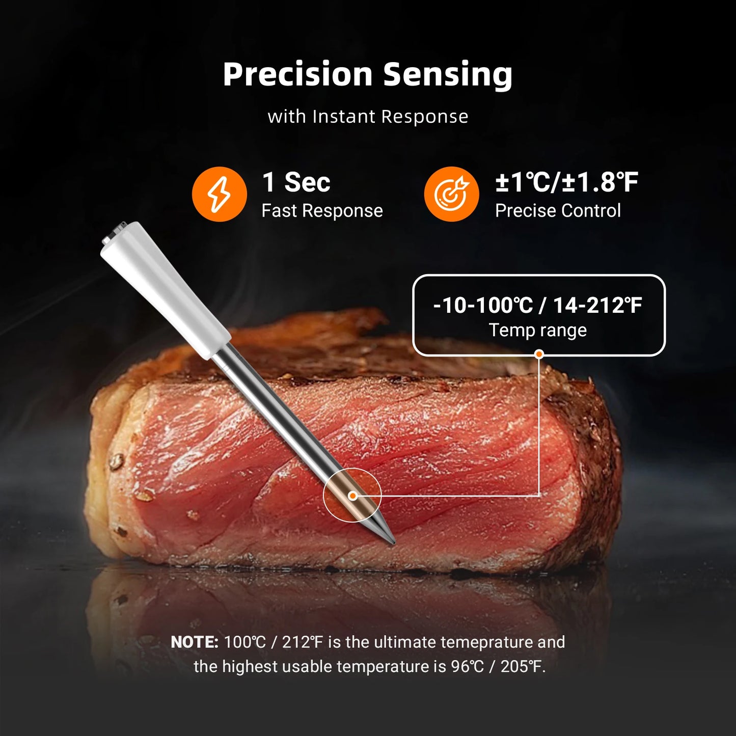INKBIRD Mini Wireless Meat Thermometer